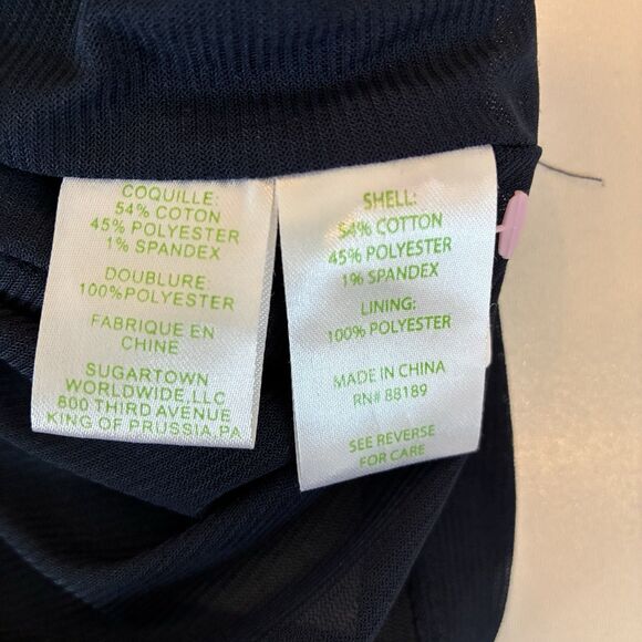 Lilly Pulitzer Charlena Navy Shift Dress XS Career Holiday Office Preppy Winter - Picture 11 of 16